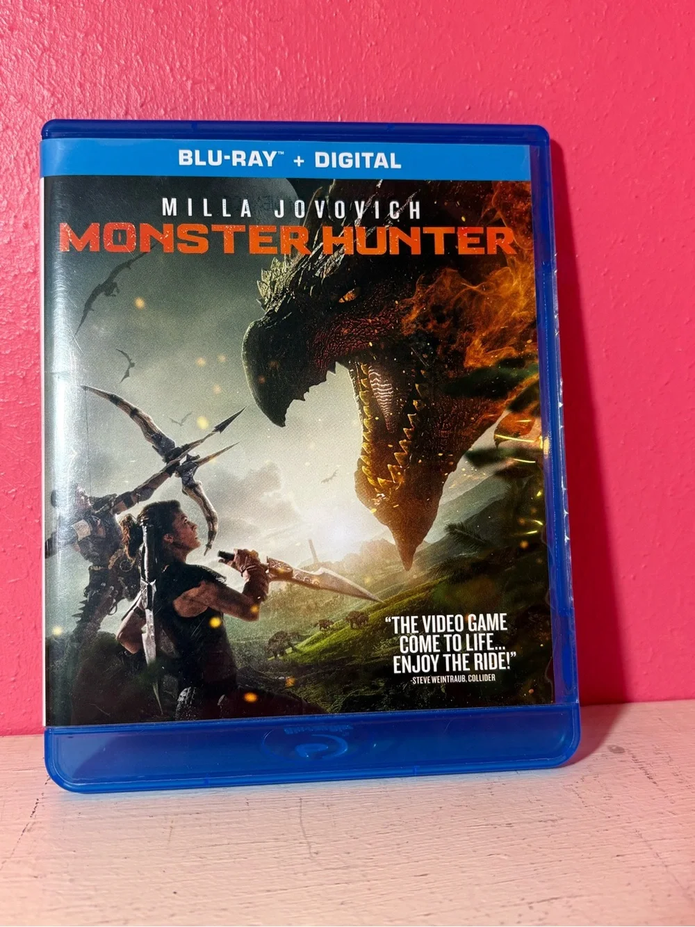 Monster Hunter DVD Blu-ray GUC Milla Jovovich Video Game Movie TI PG-13 2020 Fun